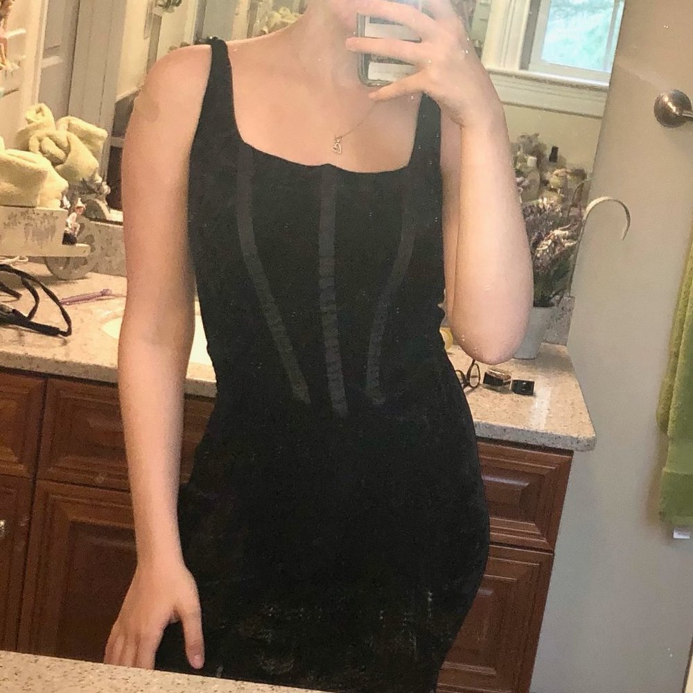 Vintage Betsy Johnson Corset Top Dress